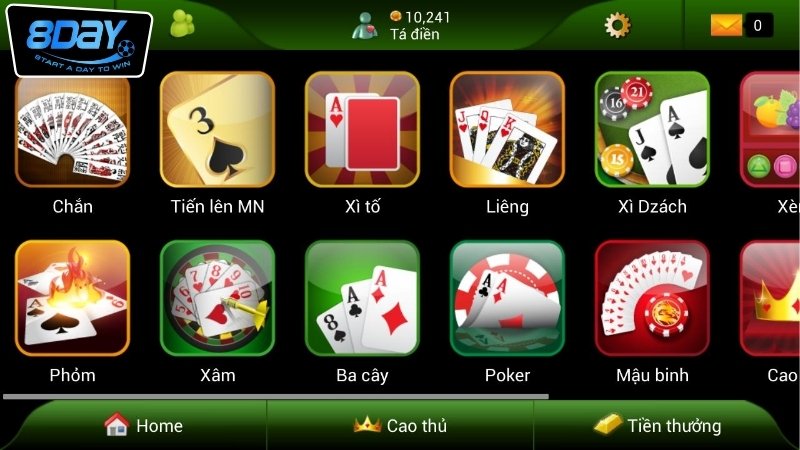 Đánh Bài Ăn Tiền Thật 8day - Cơ Hội Chơi Game Tuyệt Vời 4 Hướng dẫn cách đánh bài ăn tiền thật 8day cho người mới